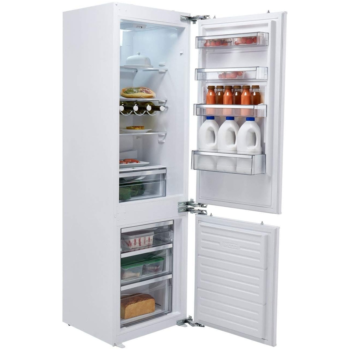 SHARP SJ-B1237M00X Ψυγειοκαταψύκτης Εντοιχιζόμενος Α+ ΕΩΣ 12 ΔΟΣΕΙΣ - Image 3