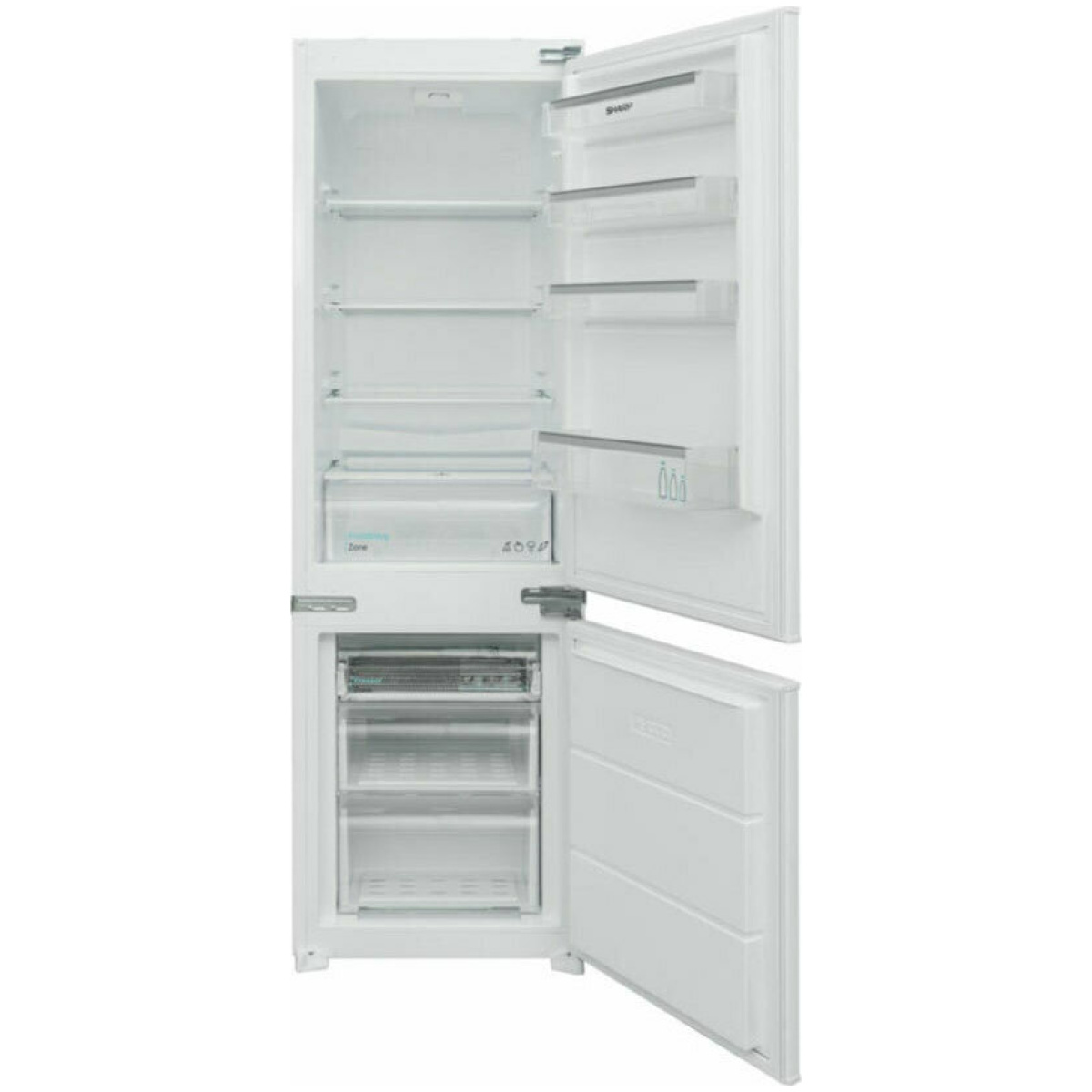 SHARP SJ-BF243M01X Εντοιχιζόμενος Ψυγειοκαταψύκτης 249lt F ΕΩΣ 12 ΔΟΣΕΙΣ - Image 1