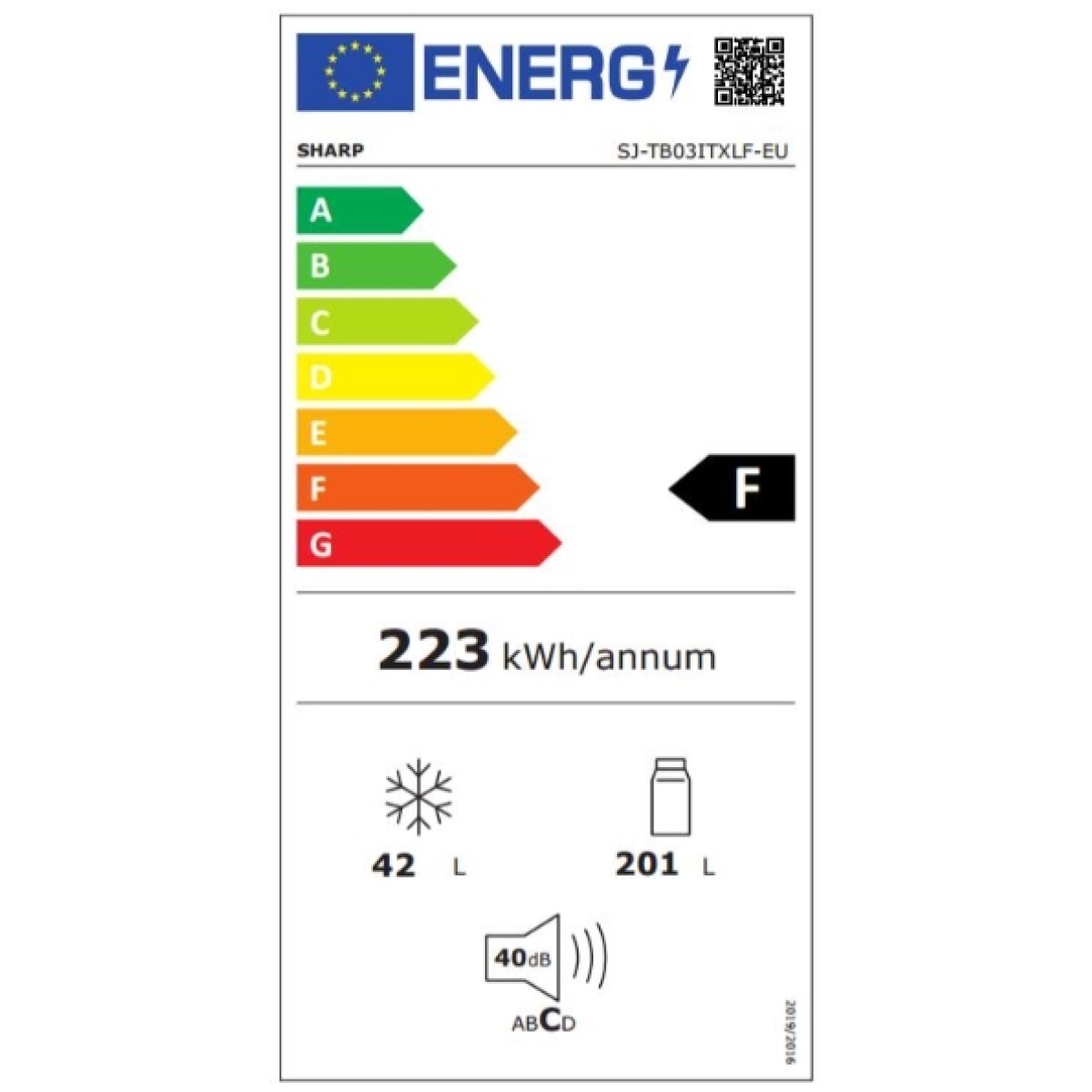 SHARP SJ-TB03ITXLF Ψυγείο Δίπορτο 243lt Υ160xΠ54xΒ56εκ. Inox F ΕΩΣ 12 ΔΟΣΕΙΣ - Image 2