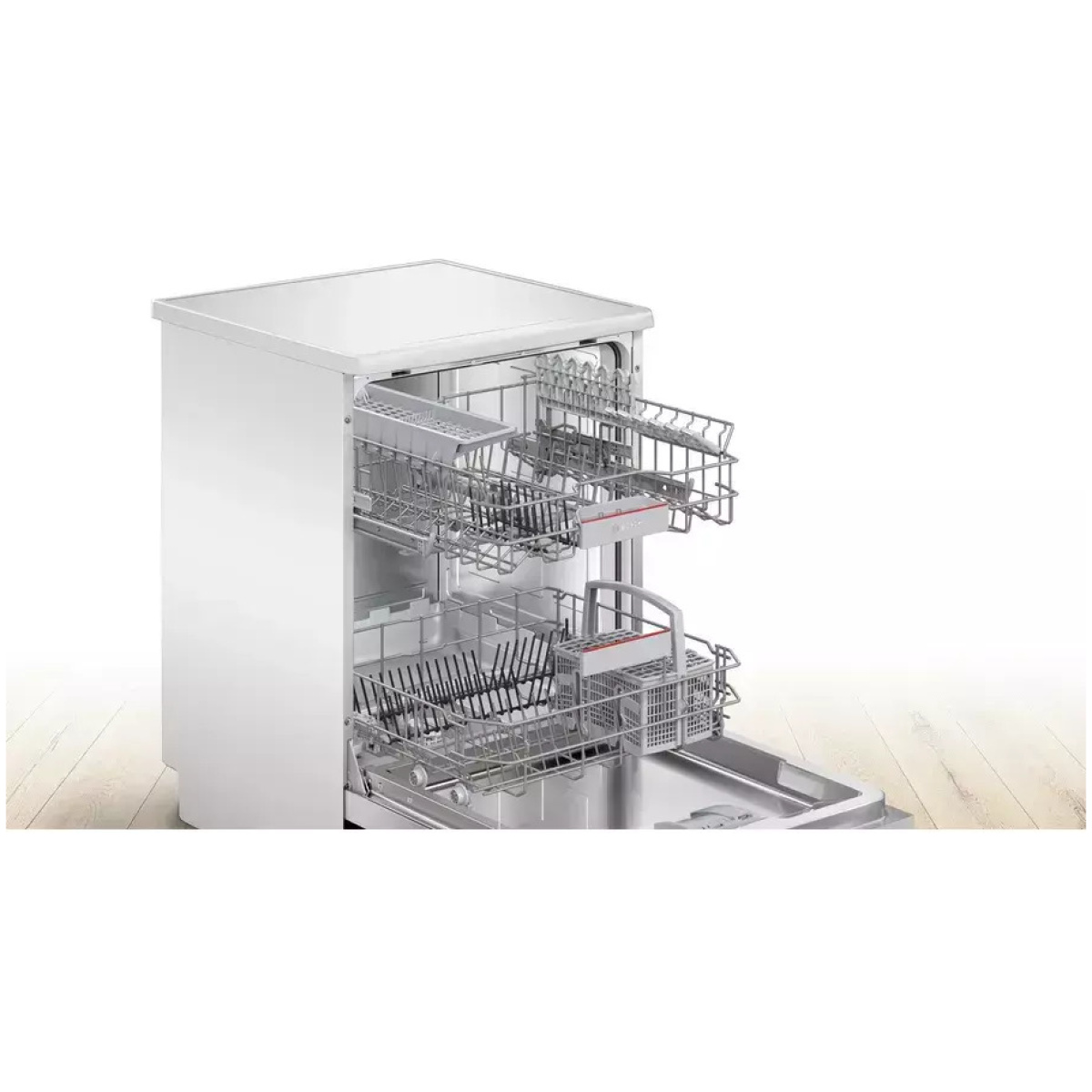 Bosch SMS4HTW00E Ελεύθερο Πλυντήριο Πιάτων για 13 Σερβίτσια Π60xY84.5cm Λευκό ΕΩΣ 12 ΔΟΣΕΙΣ - Image 2