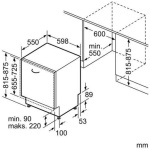 BOSCH SMV46LX50 Πλυντήριο Πιάτων Εντοιχιζόμενο 60cm A++(Ε) ΕΩΣ 12 ΔΟΣΕΙΣ - Image 3