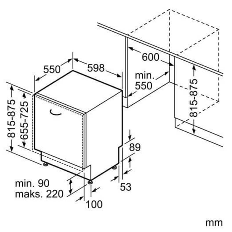 SMV46LX50_03-ca5.jpg BOSCH SMV46LX50 Πλυντήριο Πιάτων Εντοιχιζόμενο 60cm A++(Ε) ΕΩΣ 12 ΔΟΣΕΙΣ - Image 3
