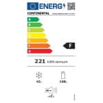 CONTINENTAL SPAG209DDW Δίπορτο Ψυγείο Λευκό Α+ ΕΩΣ 12 ΔΟΣΕΙΣ - Image 2