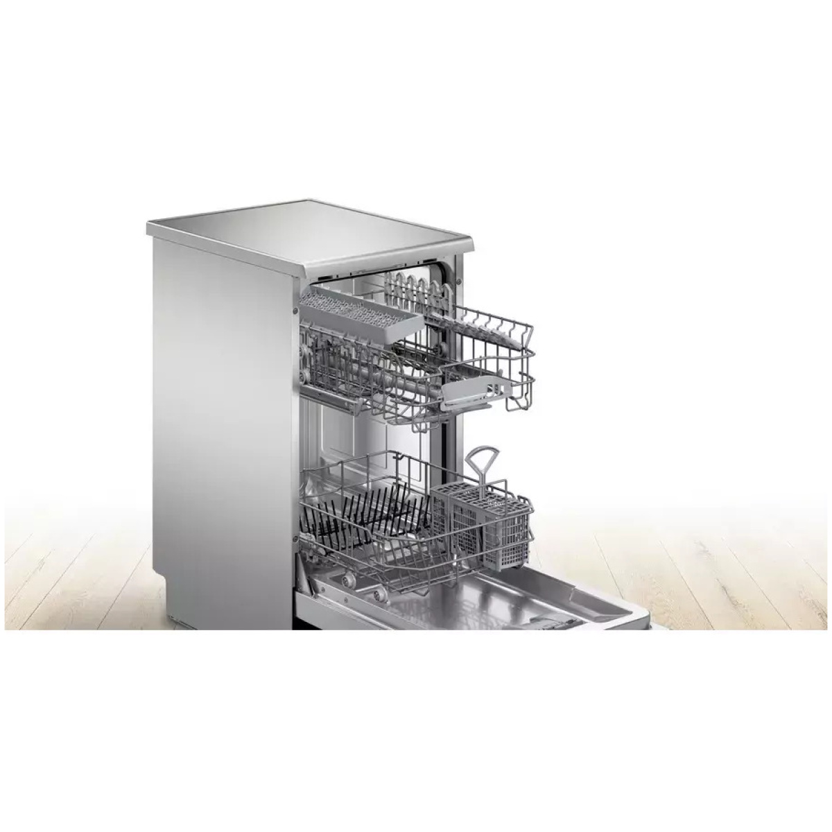 Bosch SPS2HKI58E Ελεύθερο Πλυντήριο Πιάτων με Wi-Fi για 10 Σερβίτσια Π45xY84.5εκ. Inox ΕΩΣ 12 ΔΟΣΕΙΣ - Image 3