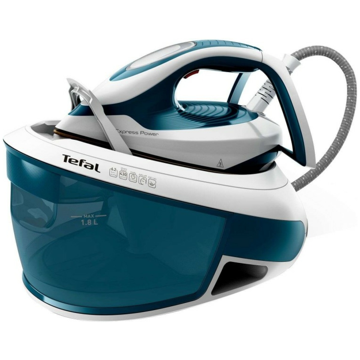 Tefal SV8111 Σύστημα Σιδερώματος Πίεσης 6.2bar με Δοχείο 1.8lt ΕΩΣ 12 ΔΟΣΕΙΣ - Image 1