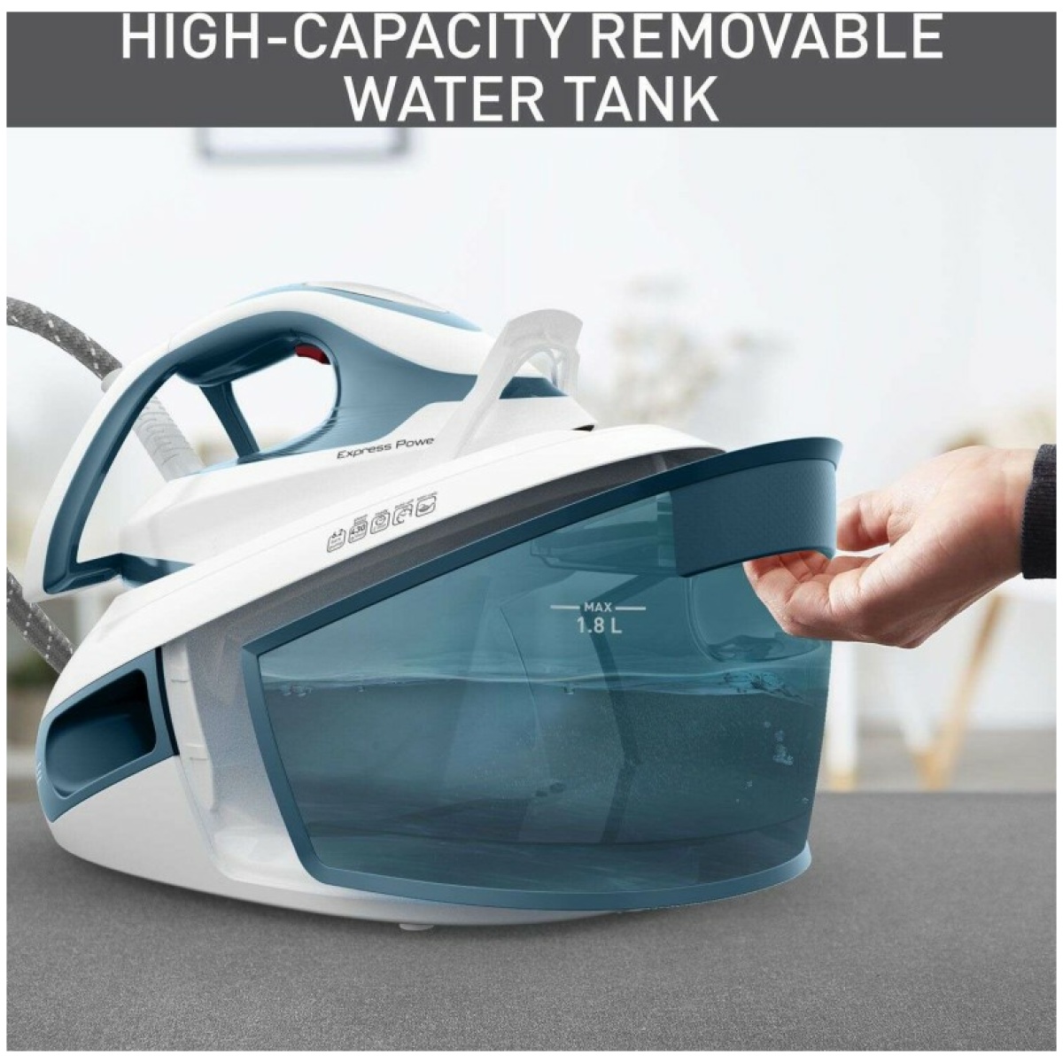 Tefal SV8111 Σύστημα Σιδερώματος Πίεσης 6.2bar με Δοχείο 1.8lt ΕΩΣ 12 ΔΟΣΕΙΣ - Image 3