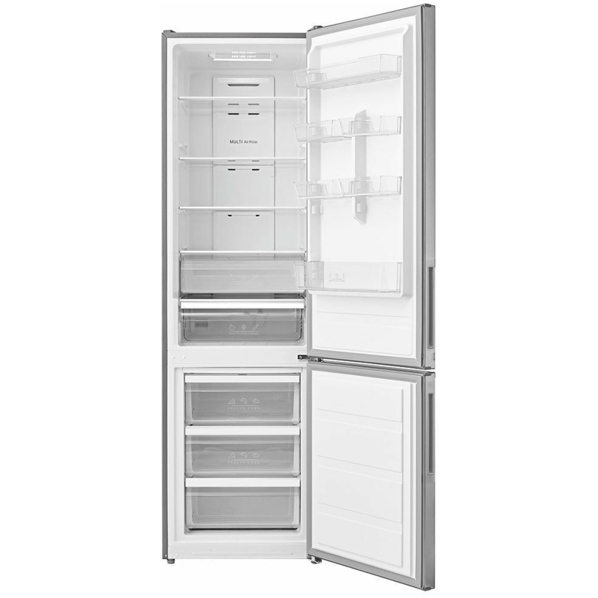Morris T73329EBN Ψυγειοκαταψύκτης 330lt Total NoFrost Υ201xΠ59.5xΒ63.5εκ. Inox (ΕΩΣ 12 ΔΟΣΕΙΣ) - Image 3