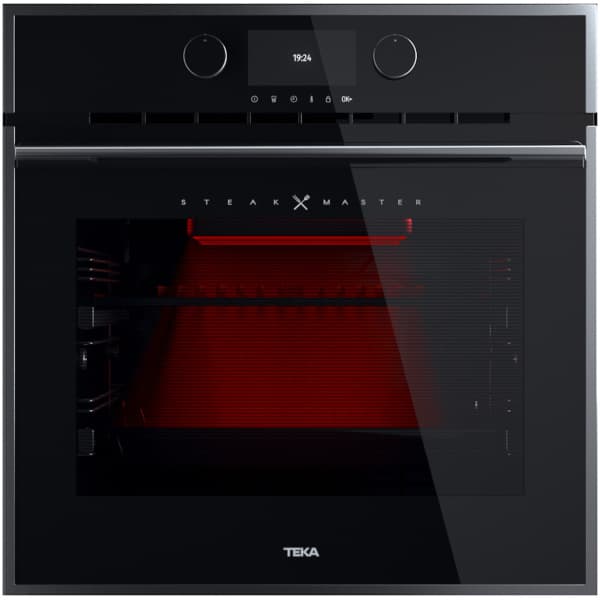 TEKA STEAKMASTER Φούρνος Εντοιχιζόμενος Άνω Πάγκου 63lt Με Υδρόλυση και Πυρόλυση ΕΩΣ 12 ΔΟΣΕΙΣ
