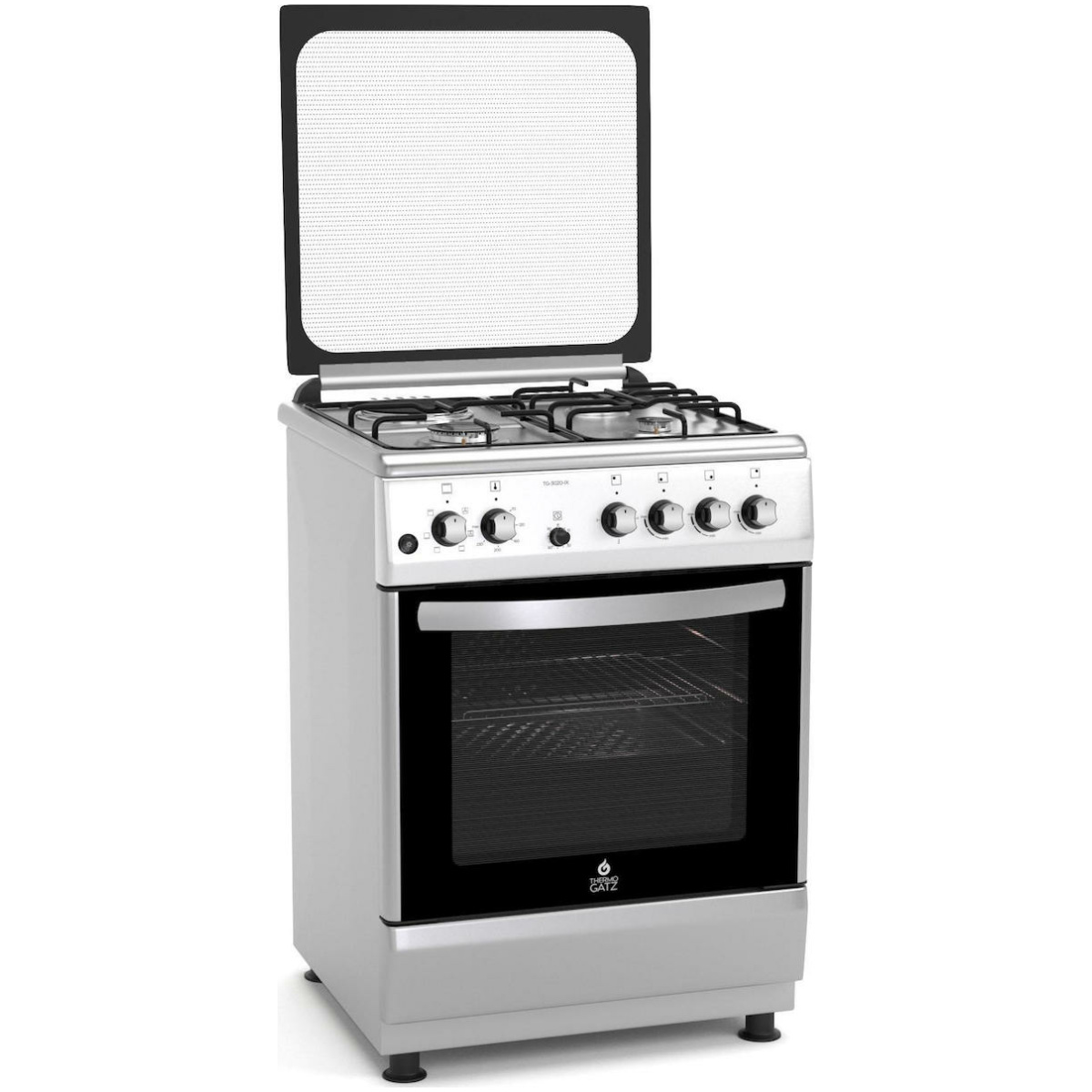 THERMOGATZ TG 3020 IX Κουζίνα Ηλεκτρική- Αερίου Α 64lt Inox ΕΩΣ 12 ΔΟΣΕΙΣ - Image 1