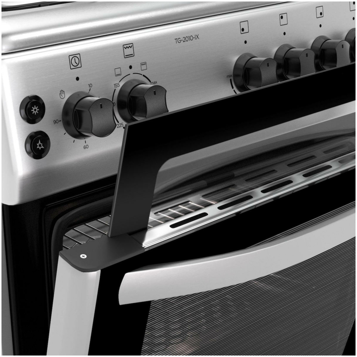 THERMOGATZ TG 3020 IX Κουζίνα Ηλεκτρική- Αερίου Α 64lt Inox ΕΩΣ 12 ΔΟΣΕΙΣ - Image 3