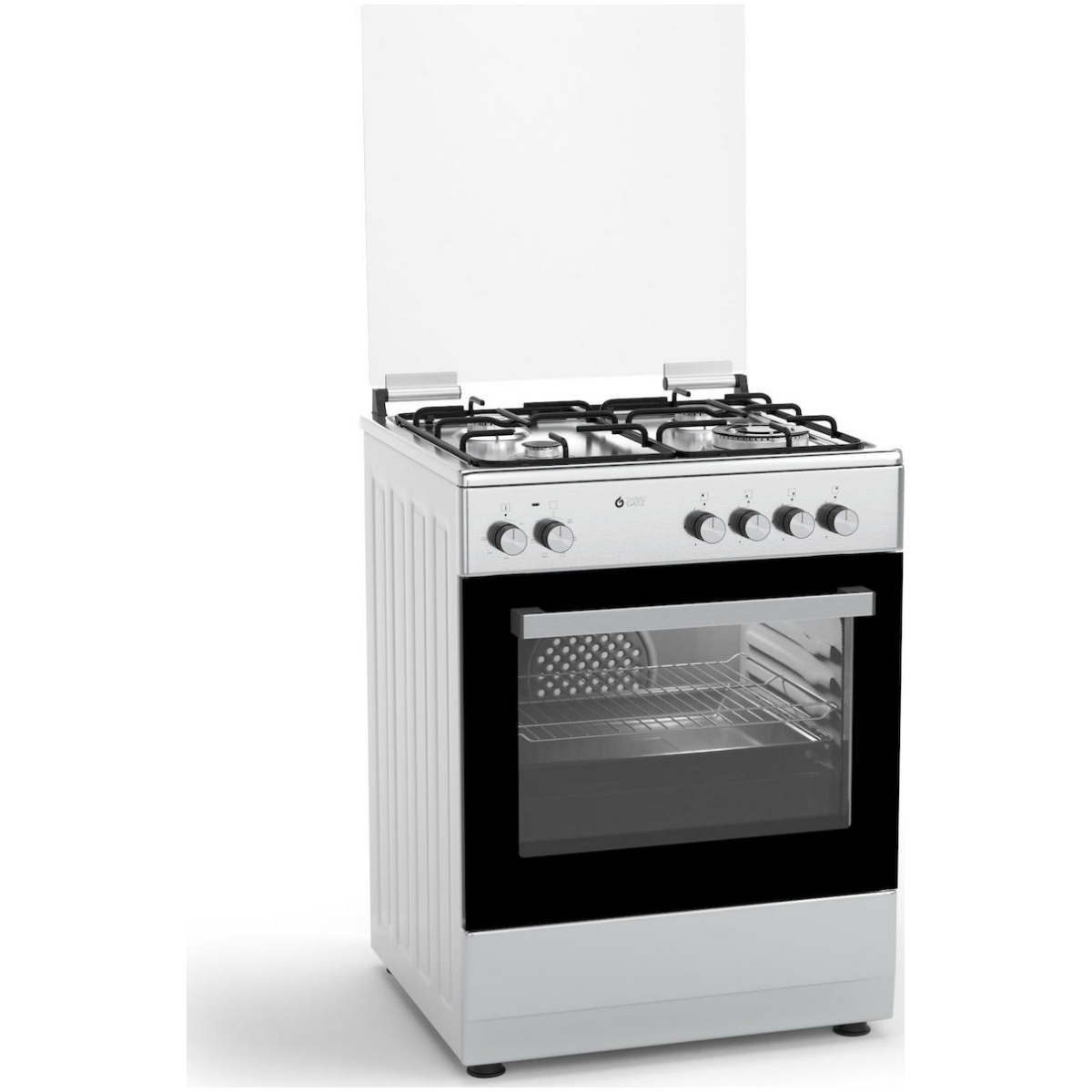THERMOGATZ TGS-3520 ΙΧ TURBO Μικτή Κουζίνα Εστίες Αερίου Φούρνος Ηλεκτρικός Inox ΕΩΣ 12 ΔΟΣΕΙΣ - Image 1