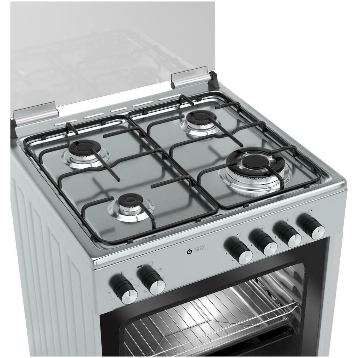 THERMOGATZ TGS-3520 ΙΧ TURBO Μικτή Κουζίνα Εστίες Αερίου Φούρνος Ηλεκτρικός Inox ΕΩΣ 12 ΔΟΣΕΙΣ - Image 2
