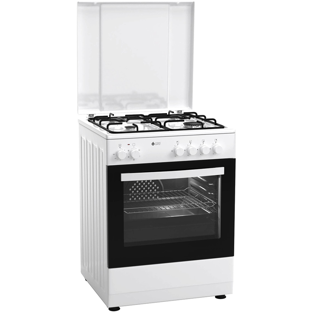 THERMOGATZ TGS-3610WH TURBO Μικτή Κουζίνα Εστίες Αερίου Φούρνος Ηλεκτρικός ΕΩΣ 12 ΔΟΣΕΙΣ - Image 1