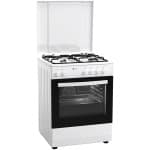 THERMOGATZ TGS-3610WH TURBO Μικτή Κουζίνα Εστίες Αερίου Φούρνος Ηλεκτρικός ΕΩΣ 12 ΔΟΣΕΙΣ