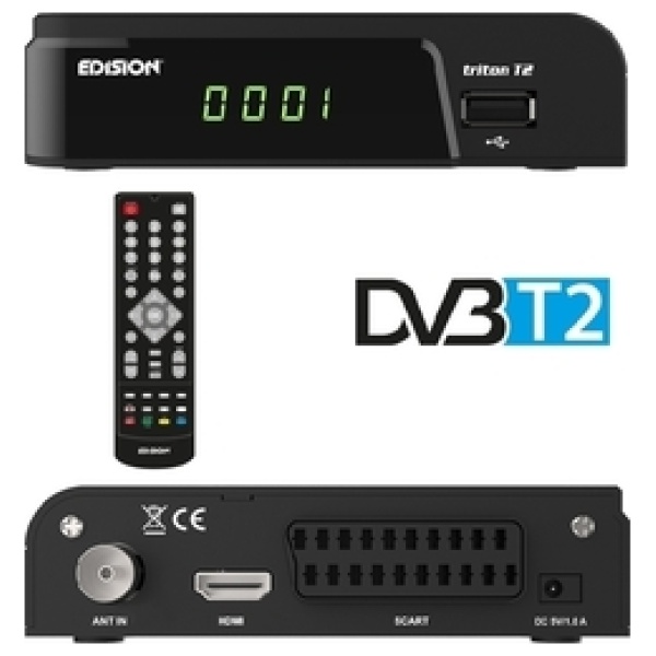 ΔΕΚΤΗΣ ΕΠΙΓΕΙΟΣ ΨΗΦΙΑΚΟΣ TRITON T2 Full HD EDISION ΕΩΣ 12 ΔΟΣΕΙΣ