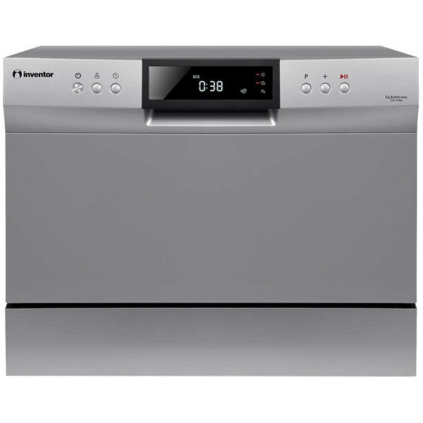 Inventor CLP-TT66I Πλυντήριο Πιάτων Πάγκου για 6 Σερβίτσια Π55xY44εκ. Inox ΕΩΣ 12 ΔΟΣΕΙΣ