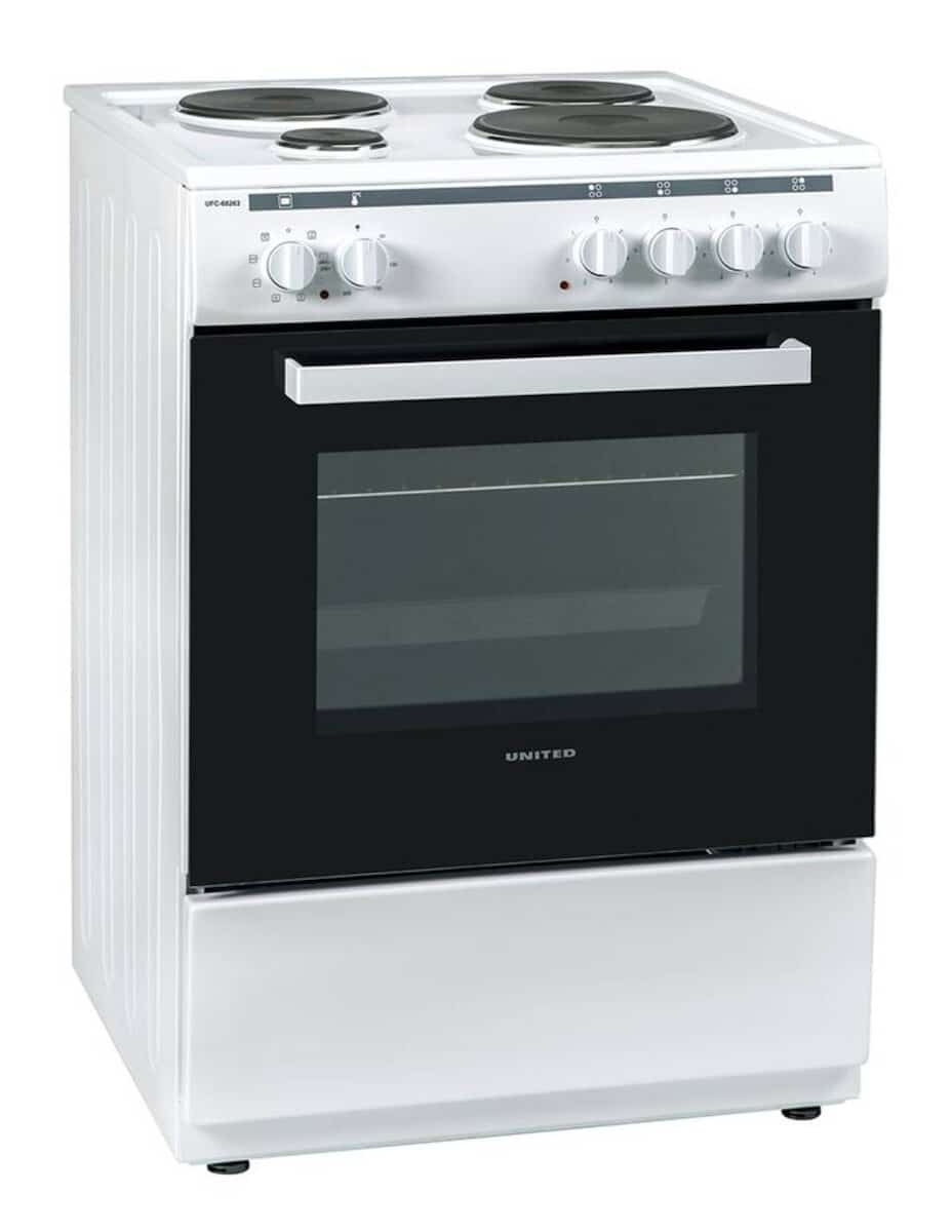 UFC-68263-A-d1e.jpeg United UFC-68263 Κουζίνα 65lt με Εμαγιέ Εστίες Π60εκ. Λευκή (ΕΩΣ 12 ΔΟΣΕΙΣ) - Image 1