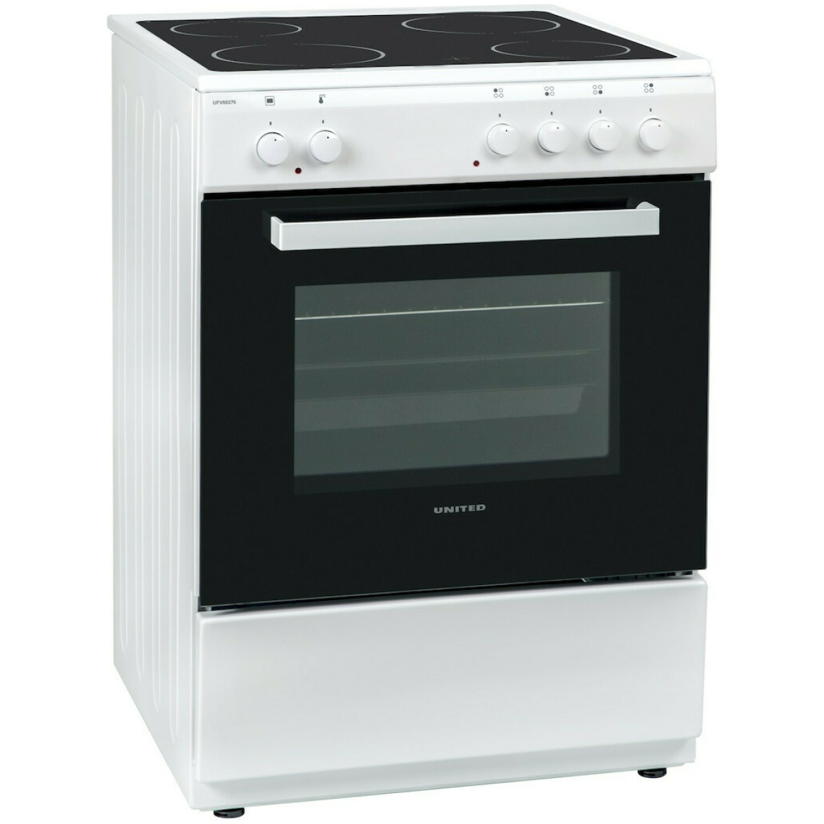 UNITED UFV-60277 Κουζίνα 69lt με Κεραμικές Εστίες ΕΩΣ 12 ΔΟΣΕΙΣ - Image 1