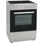 UNITED UFV-60278 Κουζίνα με Κεραμικές Εστίες 65lt Inox ΕΩΣ 12 ΔΟΣΕΙΣ