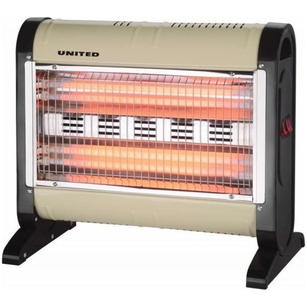 UNITED UHQ-867 Θερμάστρα Χαλαζία 1600W ΕΩΣ 12 ΔΟΣΕΙΣ