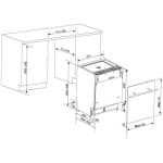 BRANDT VS1010J Εντοιχιζόμενο Πλυντήριο Πιάτων για 10 Σερβίτσια Π44.8xY81.5εκ. Λευκό E ΕΩΣ 12 ΔΟΣΕΙΣ - Image 3