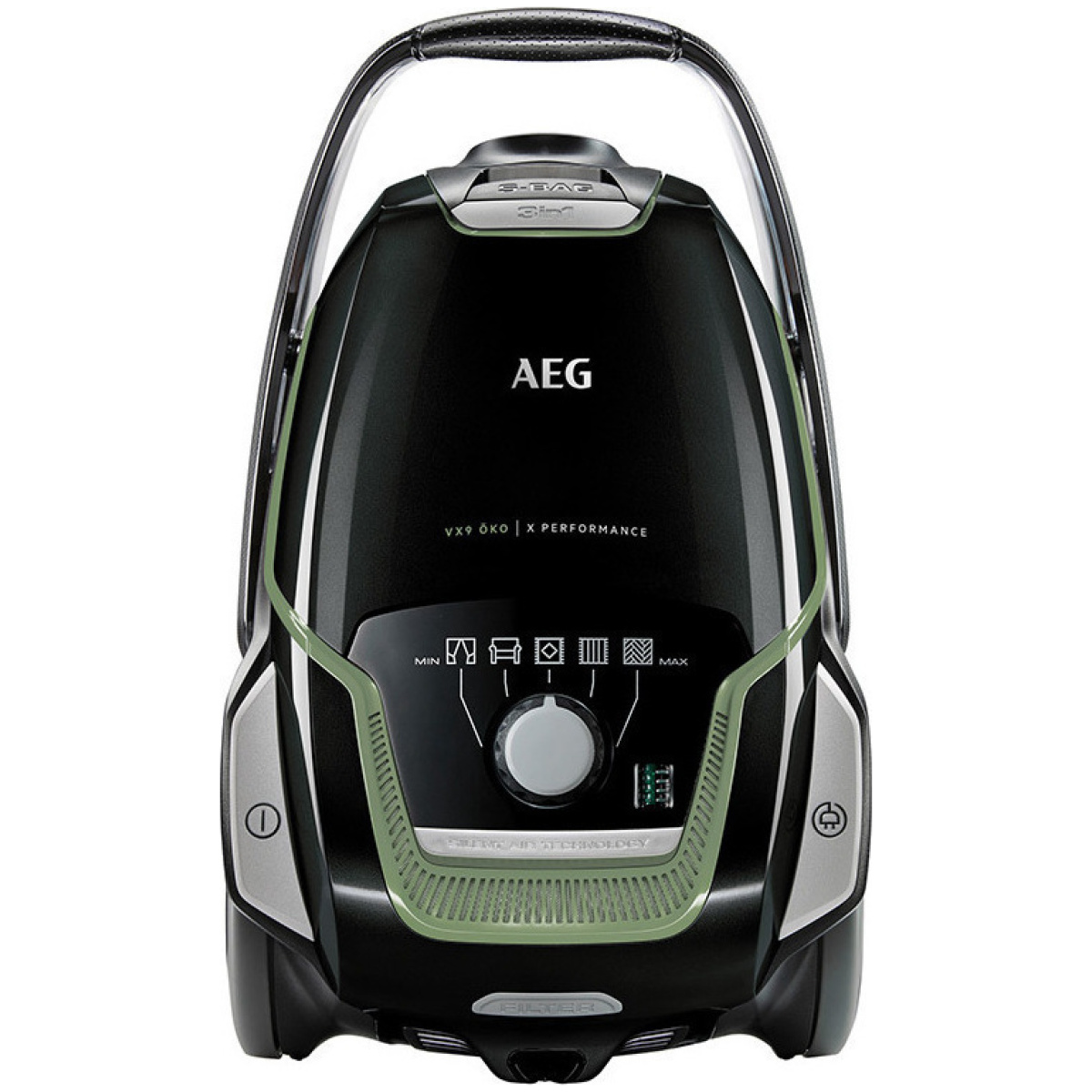 AEG VX9-2-OKO Ηλεκτρική Σκούπα 700W με Σακούλα 5lt Μαύρη ΕΩΣ 12 ΔΟΣΕΙΣ - Image 1