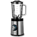 LIFE Veloce Μπλέντερ με Γυάλινη Κανάτα 1.5lt 800Watt Inox