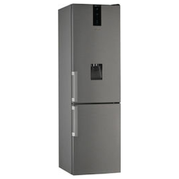 WHIRLPOOL W7911OOX H AQUA Ψυγειοκαταψύκτης Full NoFrost Inox A+ ΕΩΣ 12 ΔΟΣΕΙΣ