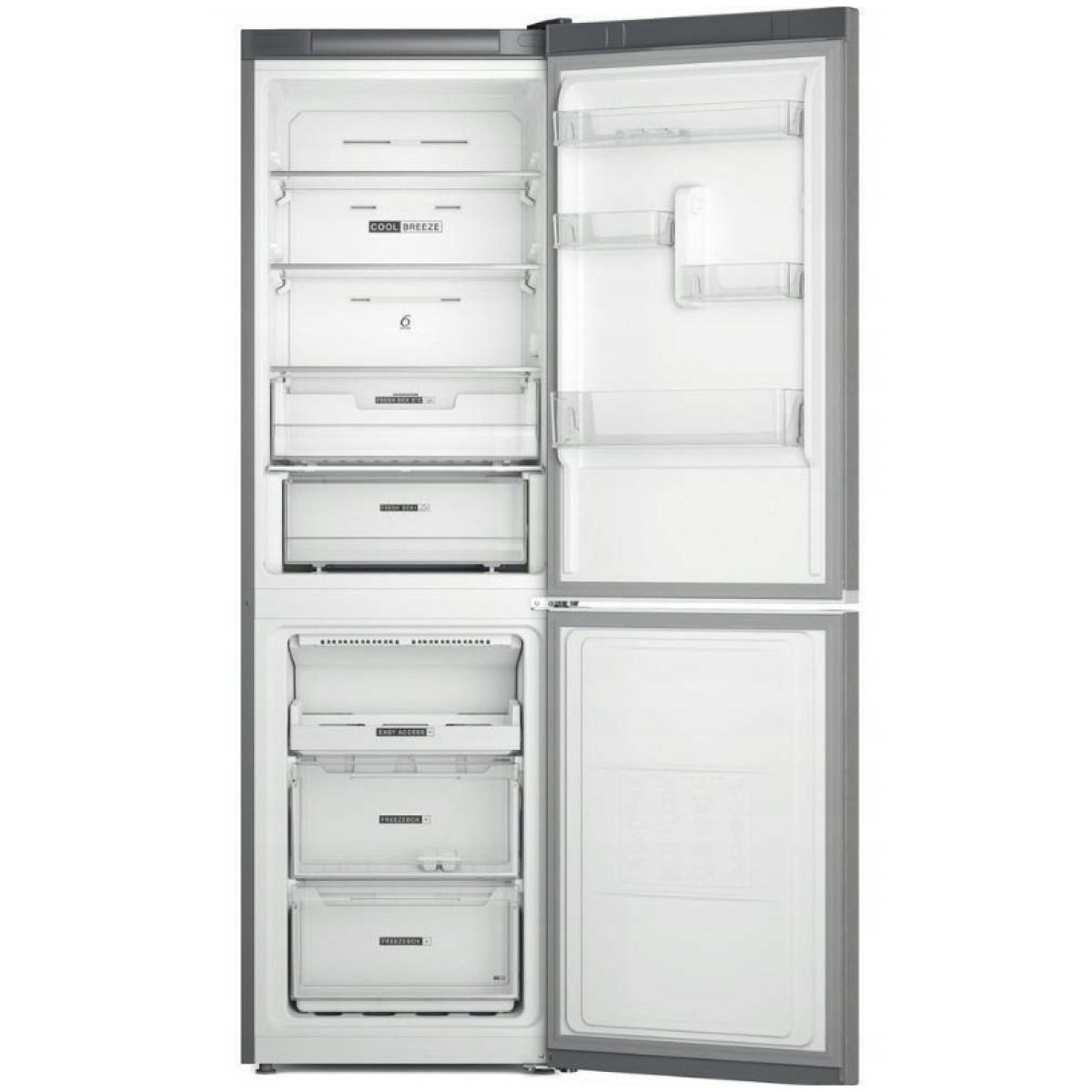 Whirlpool W7X 82O OX Ψυγειοκαταψύκτης 335lt Total NoFrost Υ191.2xΠ59.6xΒ67.8cm Inox ΕΩΣ 12 ΔΟΣΕΙΣ - Image 2