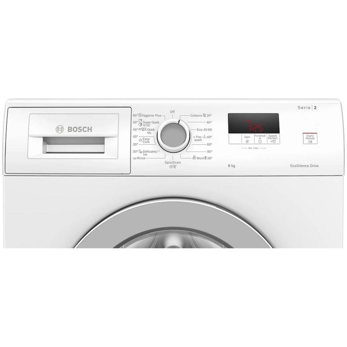 BOSCH WAJ24065BY Πλυντήριο Ρούχων 8kg 1200 Στροφών ΕΩΣ 12 ΔΟΣΕΙΣ - Image 2