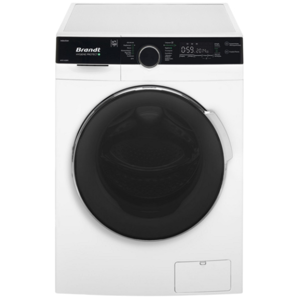 BRANDT WFB106QWG Πλυντήριο Ρούχων 10kg 1500 Στροφών B ΕΩΣ 12 ΔΟΣΕΙΣ