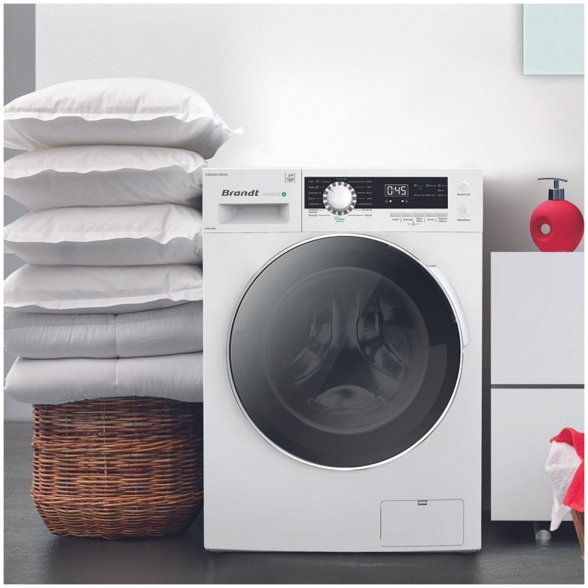 Brandt WFB304QWG Πλυντήριο Ρούχων 10kg 1400 Στροφών (ΕΩΣ 12 ΔΟΣΕΙΣ) - Image 2