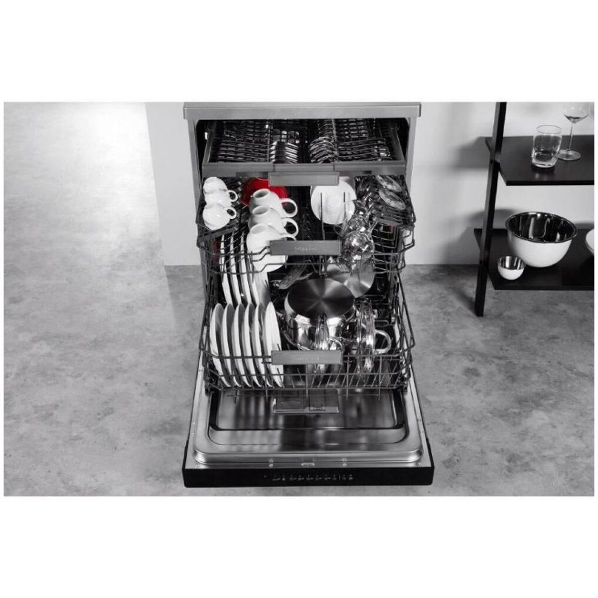 WHIRLPOOL WFO3O33PLX Πλυντήριο Πιάτων 60cm Inox A+++ ΕΩΣ 12 ΔΟΣΕΙΣ - Image 3