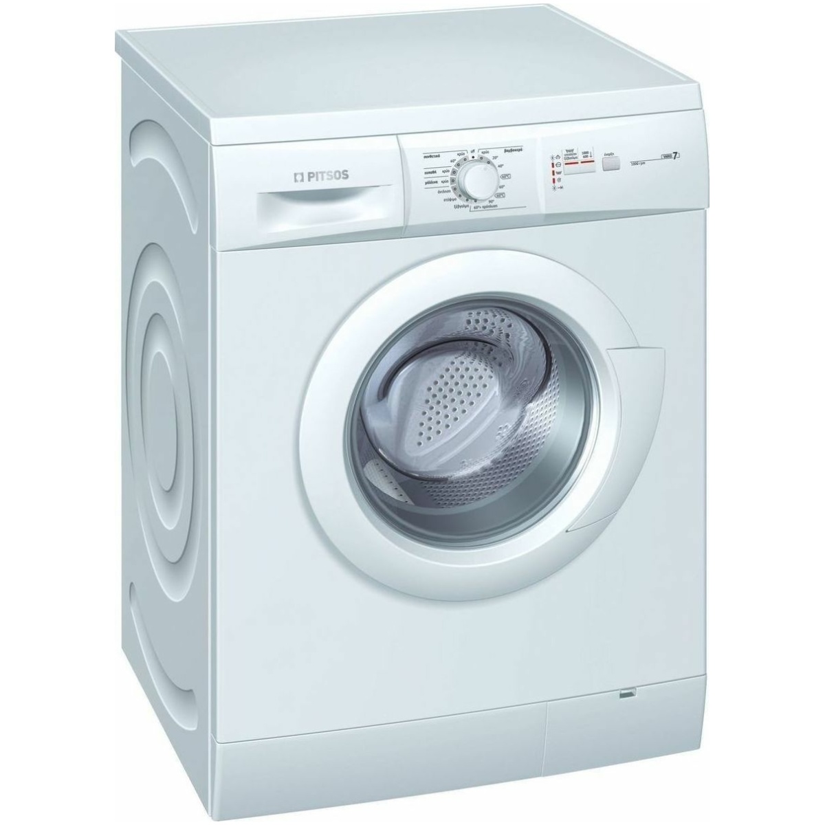 PITSOS WFP1002B7 Πλυντήριο Ρούχων 7KG A+++ ΕΩΣ 12 ΔΟΣΕΙΣ - Image 1