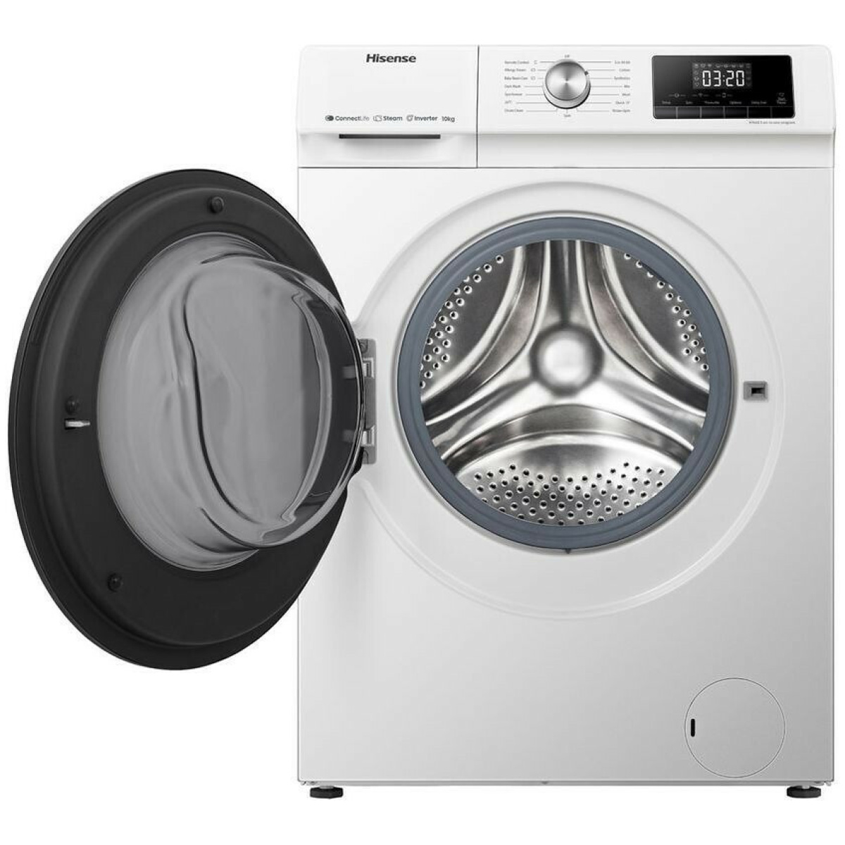 Hisense WFQA1014EVJMW Πλυντήριο Ρούχων 10kg με Ατμό 1400 Στροφών ΕΩΣ 12 ΔΟΣΕΙΣ - Image 4
