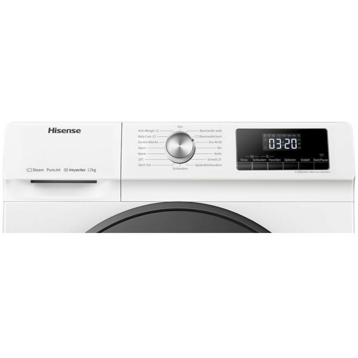 Hisense WFQA1214 EVJM Πλυντήριο Ρούχων 12kg με Ατμό 1400 Στροφών ΕΩΣ 12 ΔΟΣΕΙΣ - Image 2