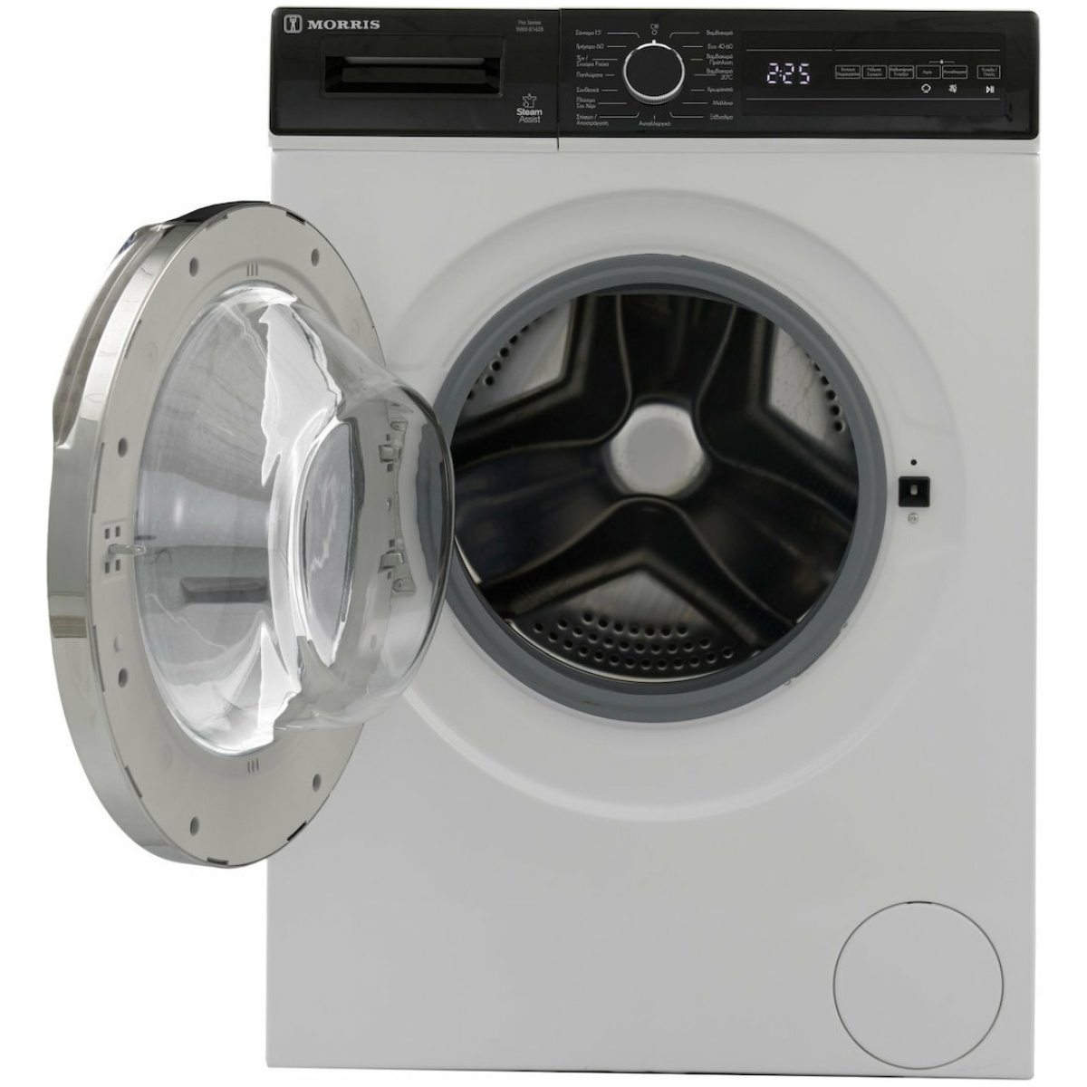 MORRIS WIW-81428 Πλυντήριο Ρούχων 8kg με Ατμό 1400 Στροφών A ΕΩΣ 12 ΔΟΣΕΙΣ - Image 2