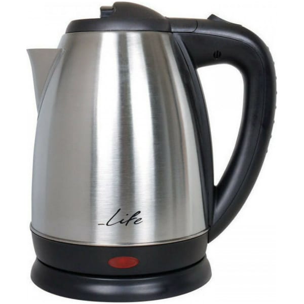Life WK-001 Βραστήρας 1.8lt 2200W Ασημί (221-0022) (ΕΩΣ 12 ΔΟΣΕΙΣ)
