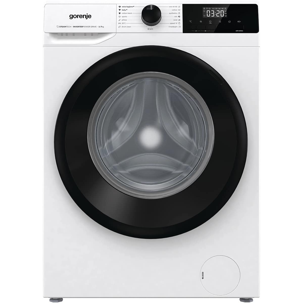 WNHEI72SAS-878.jpeg Gorenje WNHEI72SAS Πλυντήριο Ρούχων με Ατμό 7kg 1200 Στροφών ΕΩΣ 12 ΔΟΣΕΙΣ - Image 1