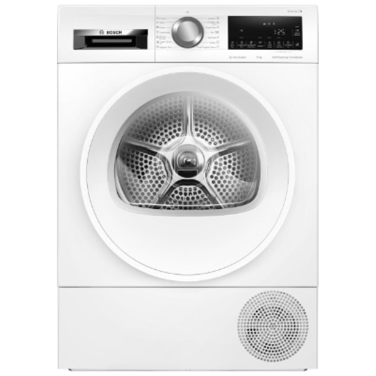 BOSCH WQG14590BY Στεγνωτήριο 9kg A++ με Αντλία Θερμότητας ΕΩΣ 12 ΔΟΣΕΙΣ - Image 1