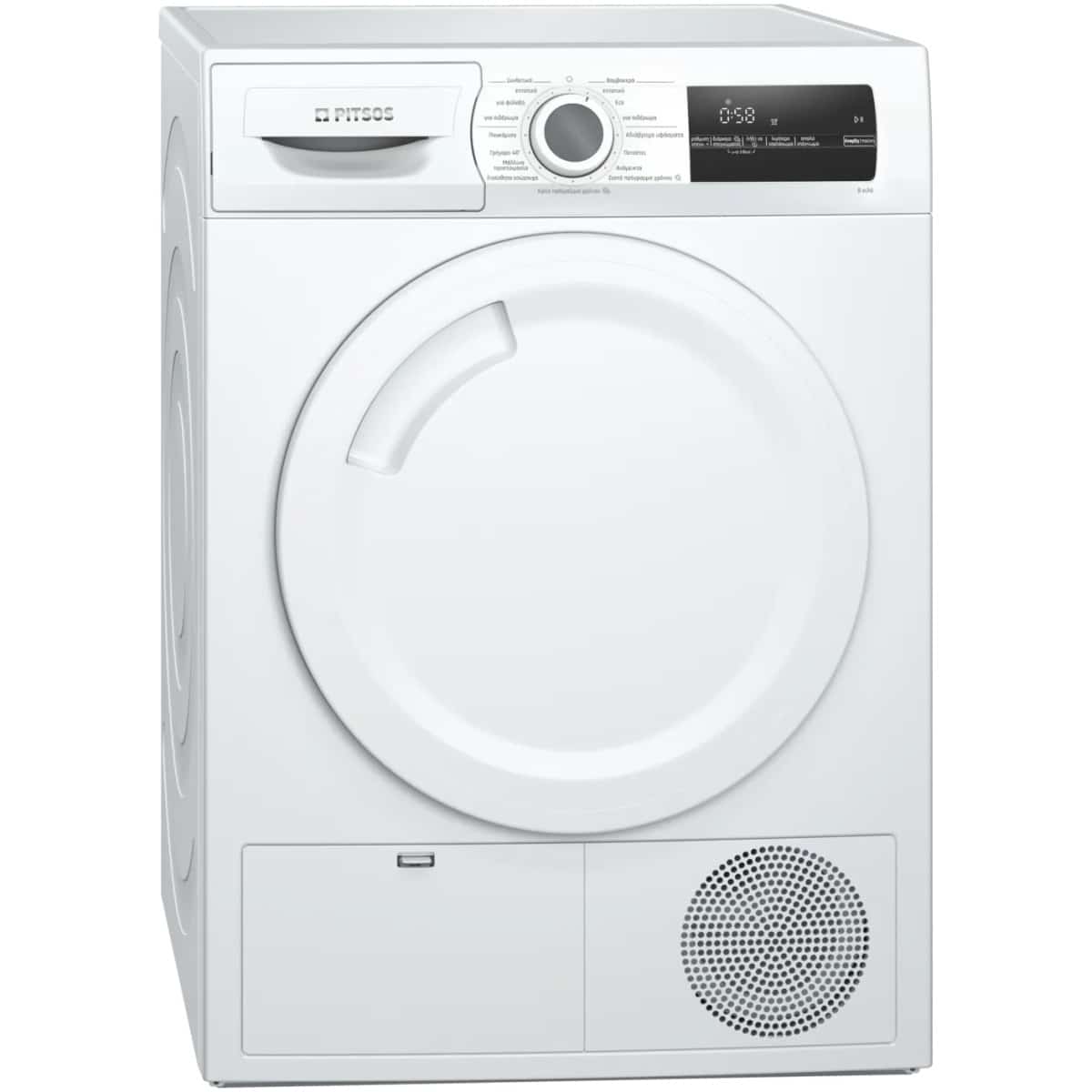 Pitsos WTP704D8 Στεγνωτήριο 8kg A++ με Αντλία Θερμότητας (ΕΩΣ 12 ΔΟΣΕΙΣ) - Image 1