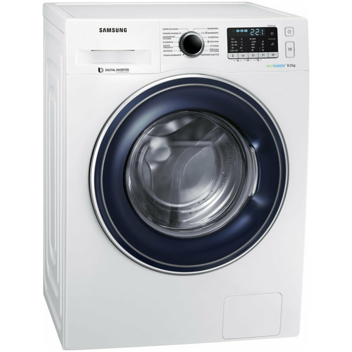 SAMSUNG WW80J5445FW/LV Πλυντήριο Ρούχων 8KG A+++ ΕΩΣ 12 ΔΟΣΕΙΣ - Image 1