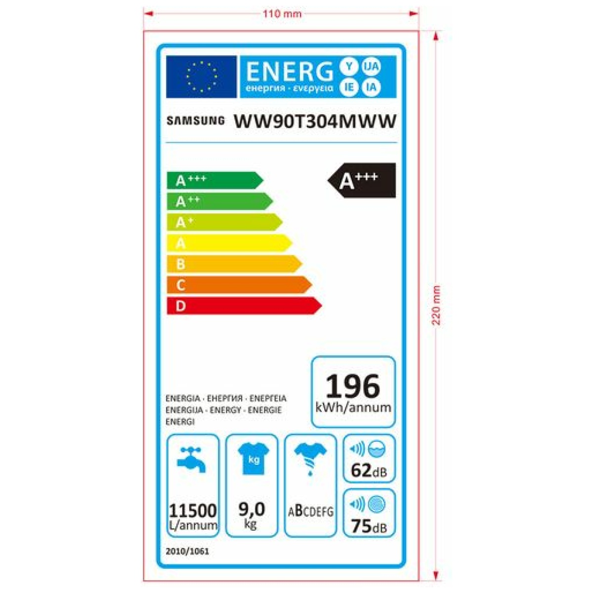 SAMSUNG WW90T304MWW/LE Πλυντήριο Ρούχων 9kg A+++ ΕΩΣ 12 ΔΟΣΕΙΣ - Image 4