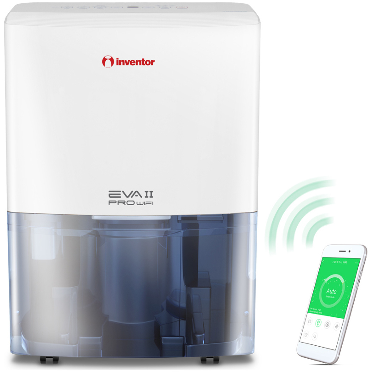 Inventor EVA II PRO EP3-WiFi16L Αφυγραντήρας με Ιονιστή και Wi-Fi 16lt (ΕΩΣ 12 ΔΟΣΕΙΣ) - Image 1