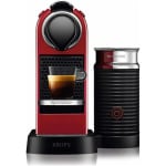 Krups XN7615V Citiz & Milk Καφετιέρα για Κάψουλες Nespresso Πίεσης 19bar με Αφρογαλιέρα Red (ΕΩΣ 12 ΔΟΣΕΙΣ)