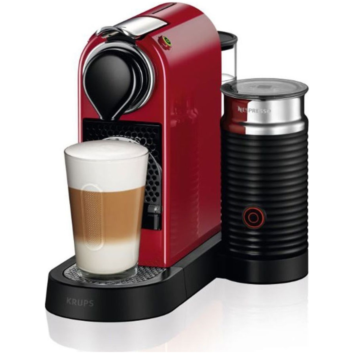 Krups XN7615V Citiz & Milk Καφετιέρα για Κάψουλες Nespresso Πίεσης 19bar με Αφρογαλιέρα Red (ΕΩΣ 12 ΔΟΣΕΙΣ) - Image 2