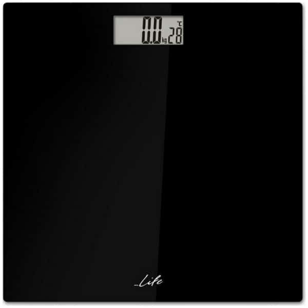 LIFE YOGA Ψηφιακή Ζυγαριά Μαύρη