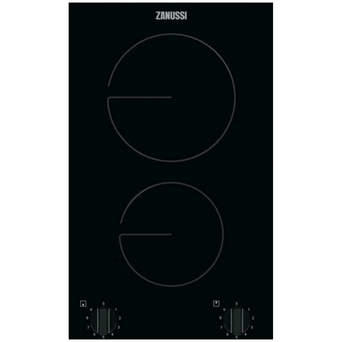 ZANUSSI ZHRN320K Κεραμική εστία Domino 29cm ΕΩΣ 12 ΔΟΣΕΙΣ - Image 1