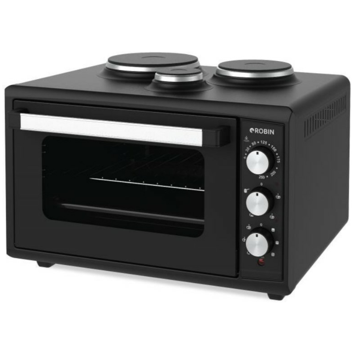 Robin ZK-75 Ηλεκτρικό Φουρνάκι 50lt με 3 Εστίες (ΕΩΣ 12 ΔΟΣΕΙΣ) - Image 1
