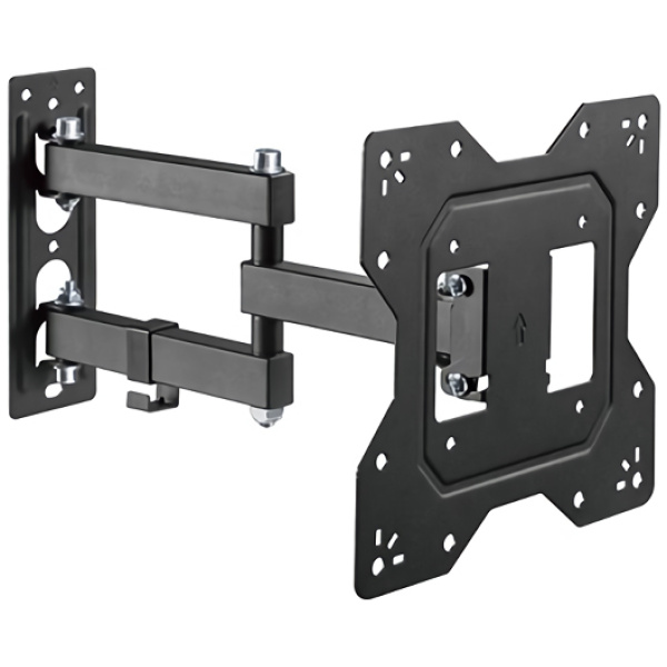 Powertech PT-1129 Βάση Τηλεόρασης Τοίχου με Βραχίονα έως 43" και 30kg (PT-1129) Μαύρο ΕΩΣ 12 ΔΟΣΕΙΣ